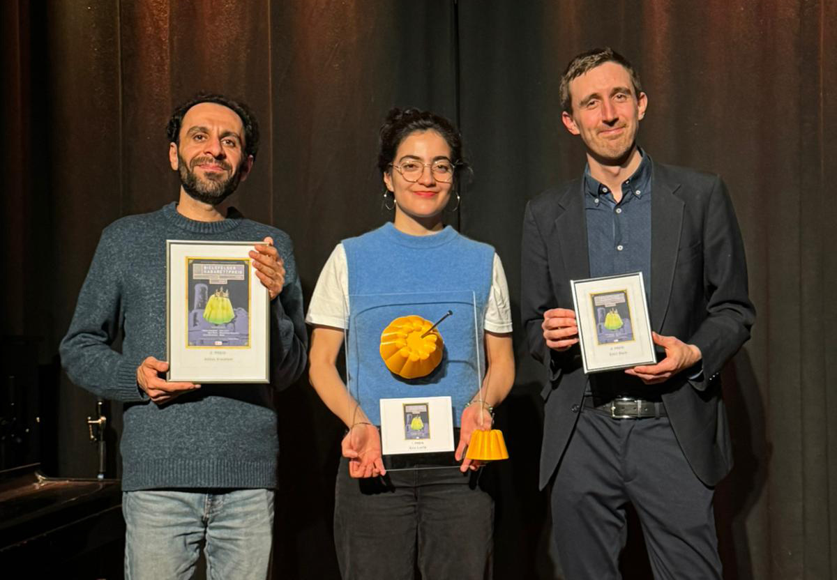 Siegerfoto 2026 Bielefelder Kabarettpreis 2026 Sieger-innen